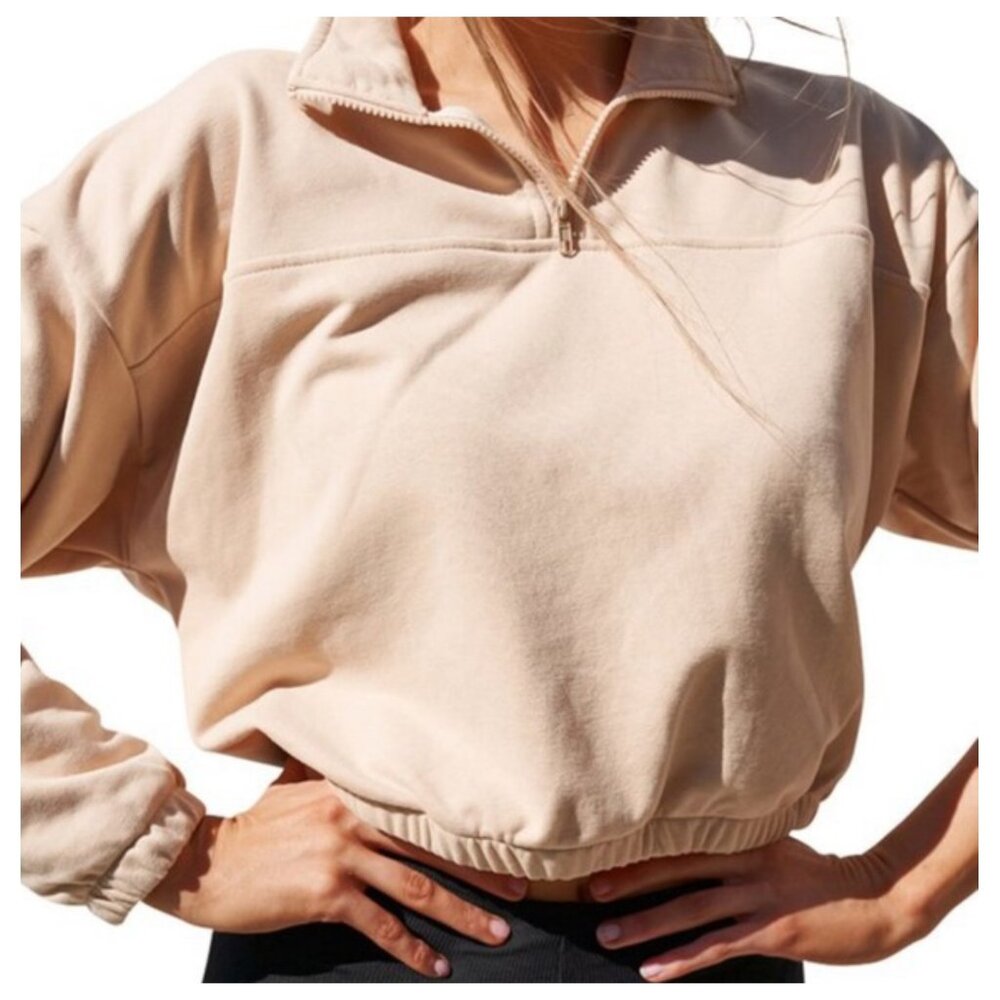 ! Bayse Quarter Zip Pullover Sweatshirt sz S
